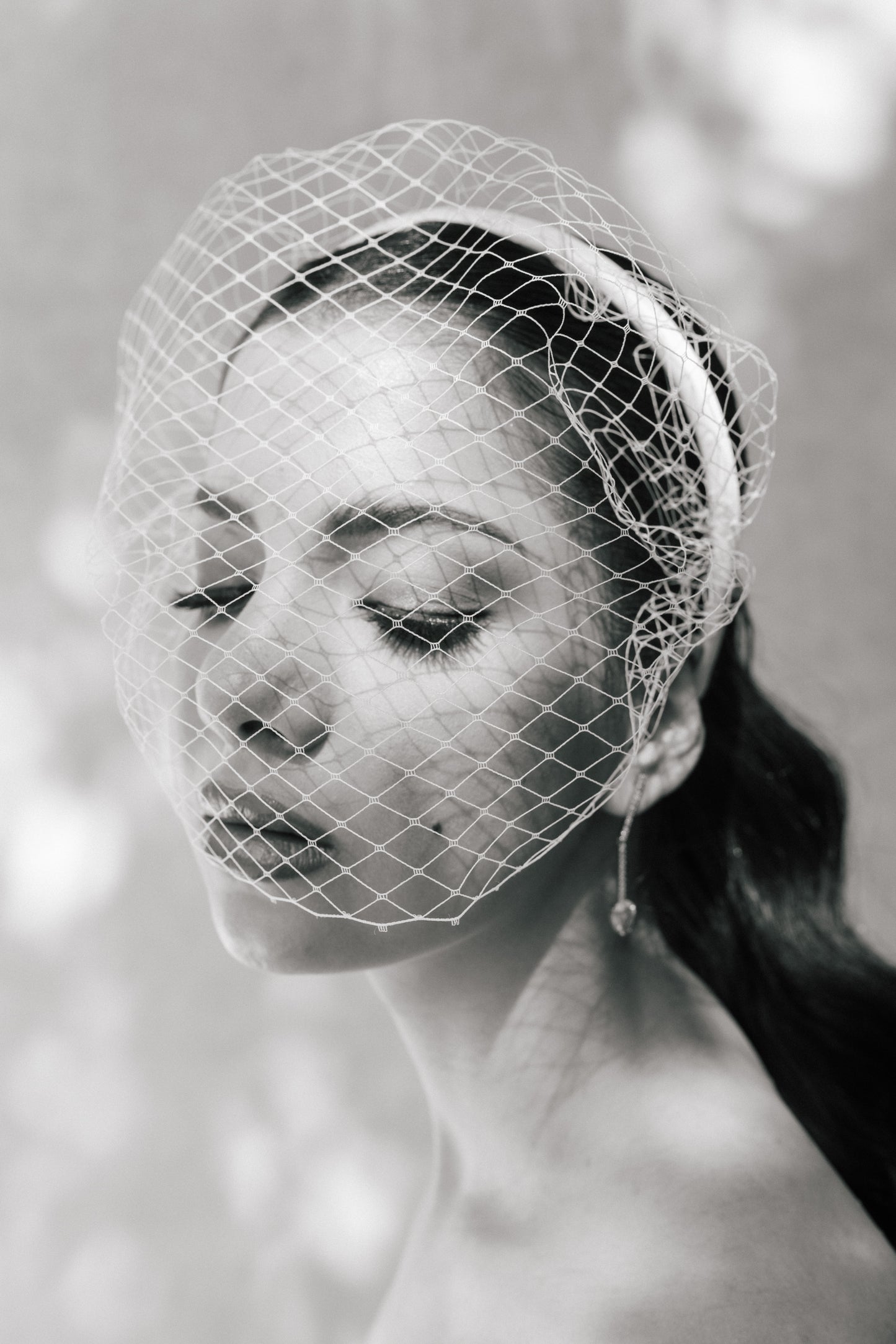Diadema con red