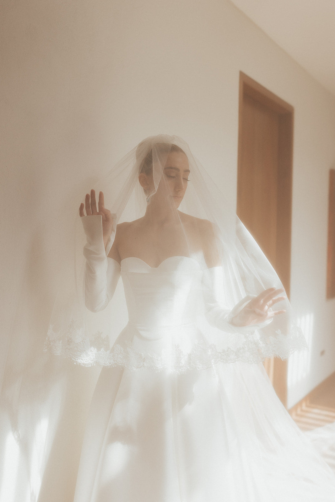 Velo liso corto (foto)