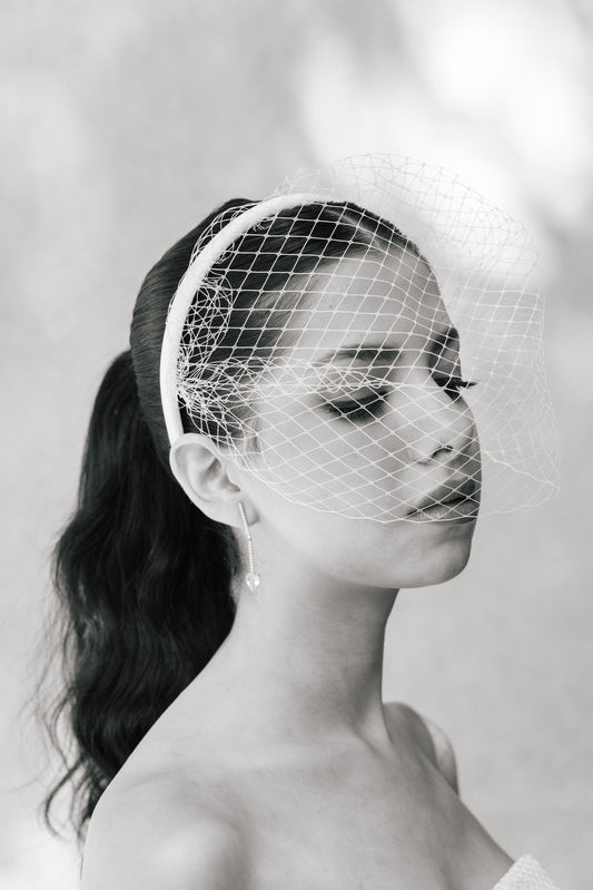 Diadema con red